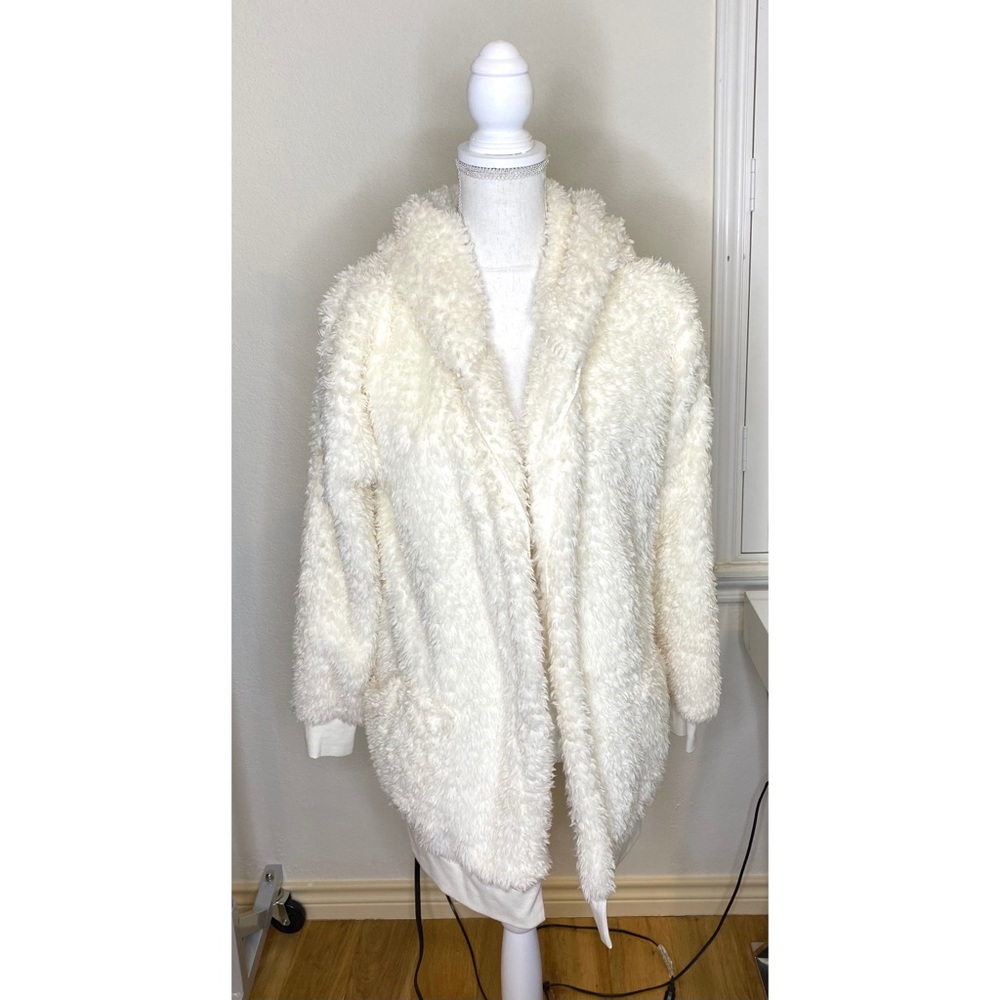 Teddy Hooded Cardigan Make + Model